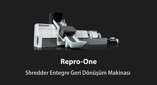 Shredder Entegre Geri Dönüşüm Makinası